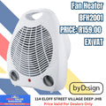 FAN HEATER BFH2001 R159