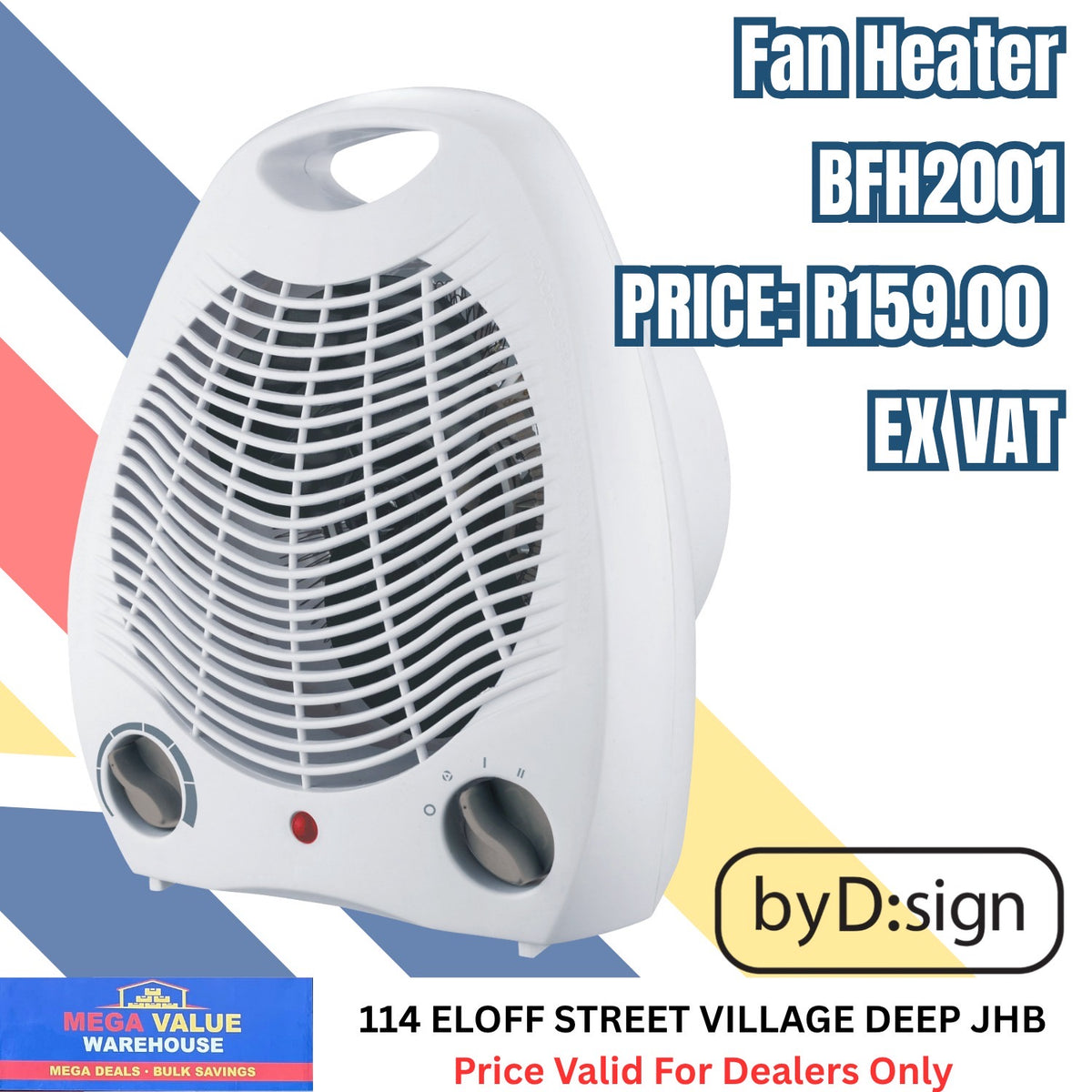 FAN HEATER BFH2001 R159