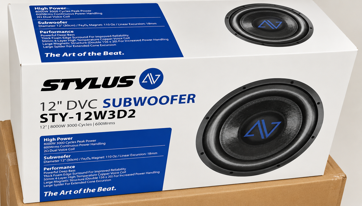 STY-12W3D2 12” SUBWOOFER R1299