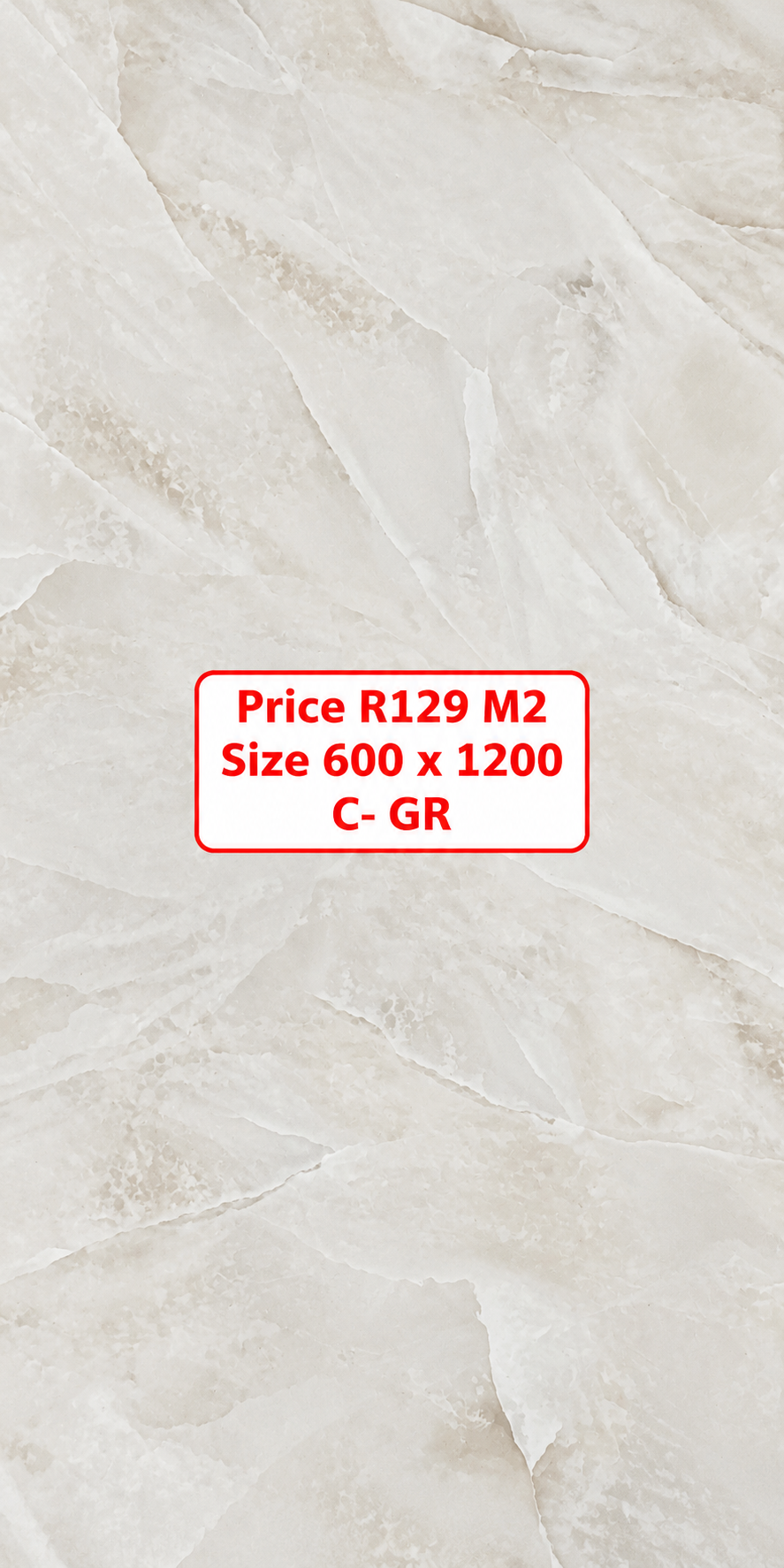 Size 600 x 1200 shiny porcelain tiles