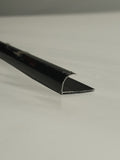 TP K10-145 Blk Aluminium Round Edge Trim 10mm
