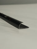 TP W12-153 Blk Aluminium Round Edge Trim 12mm