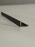 TP Tf-12 Blk Aluminium Straight Edge Trim 12mm