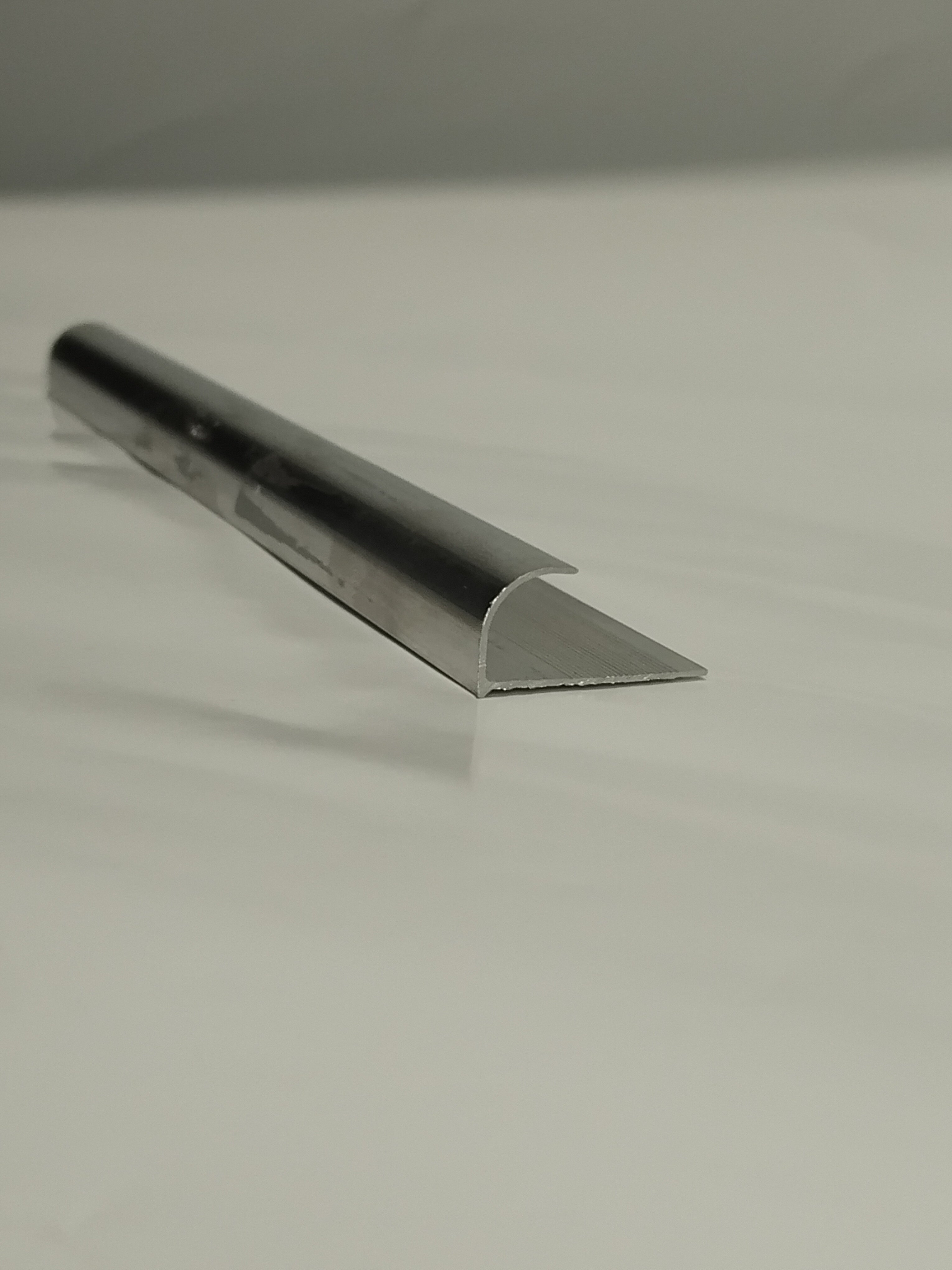 TP K10-145 Nat Aluminium Round Edge Trim 10mm