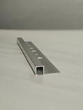 TP Xby-F28 Nat Aluminium Square Edge Trim 12mm