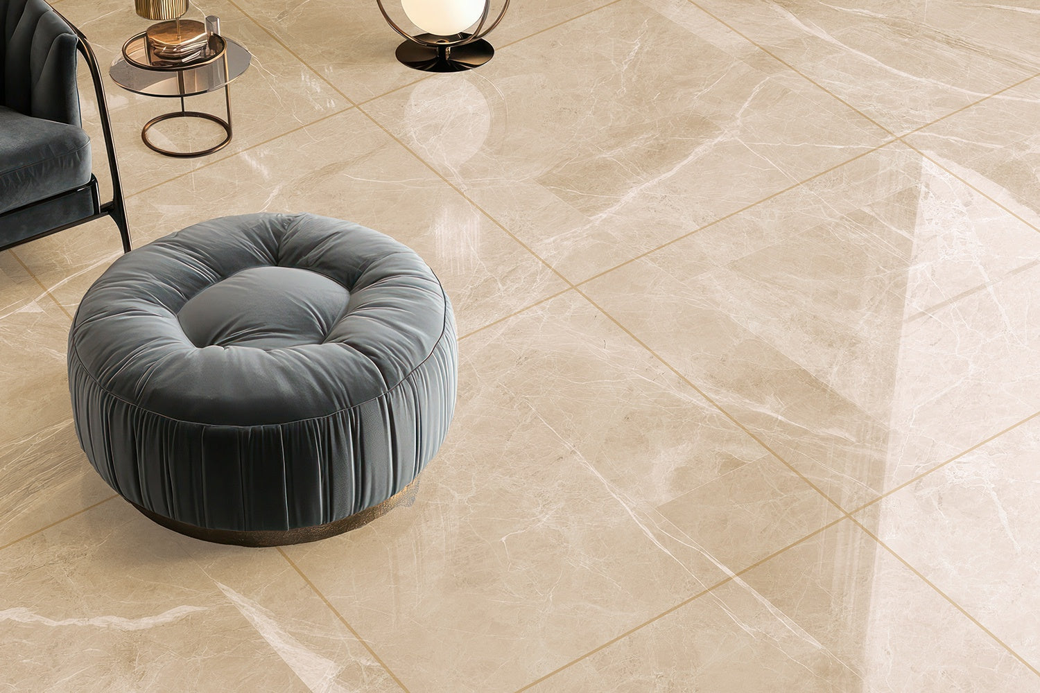 Calypso Ivory 600X600 A Shiny 2.160m2/Box (2nd Grade)