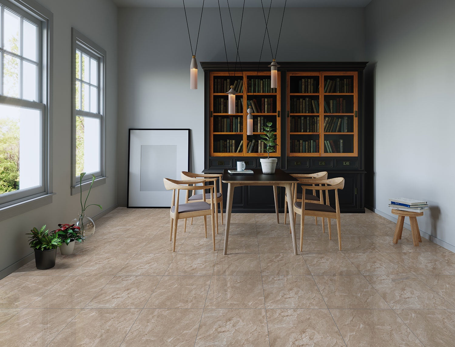 Daphne Beige 500X500 A Shiny 2.000m2/Box (1st Grade)
