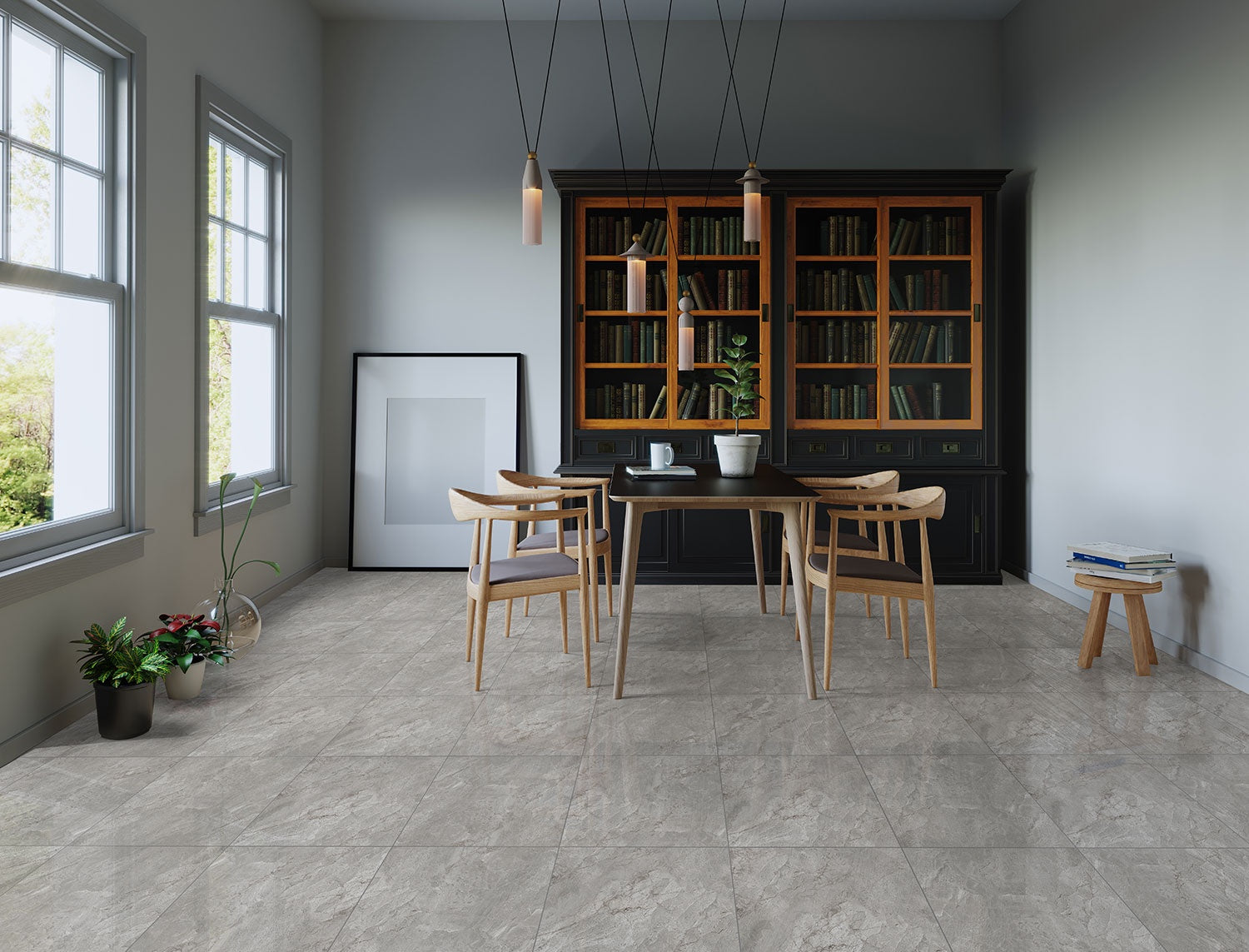 Daphne Grey 500X500 A Shiny 2.000m2/Box (2nd Grade)