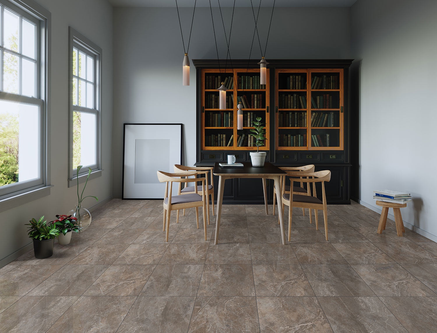 Daphne Taupe 500X500 A Shiny 2.000m2/Box (1st Grade)
