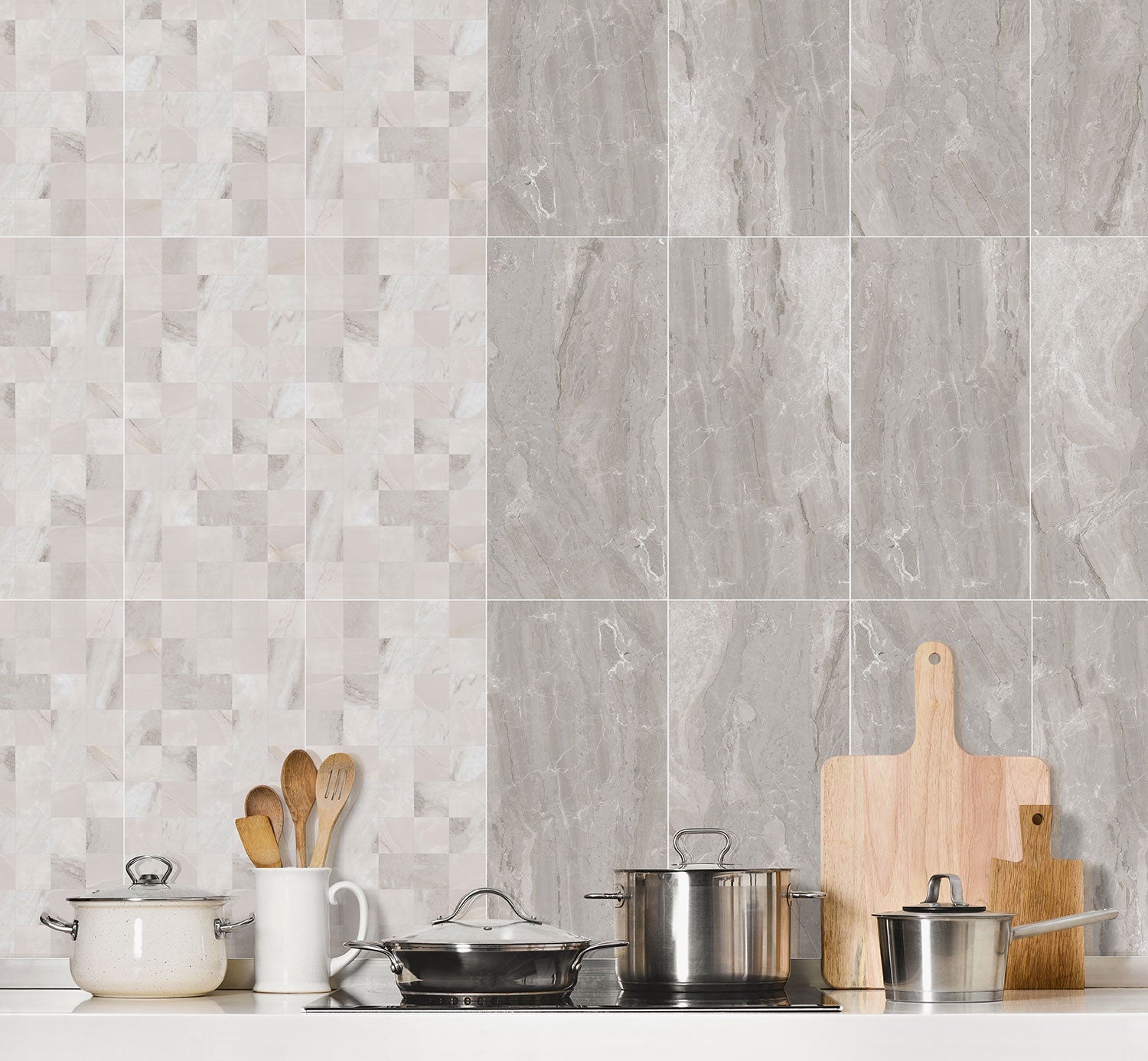 Delia Mosaic Grey 300X600 A Shiny 2.520m2/Box (1st Grade)