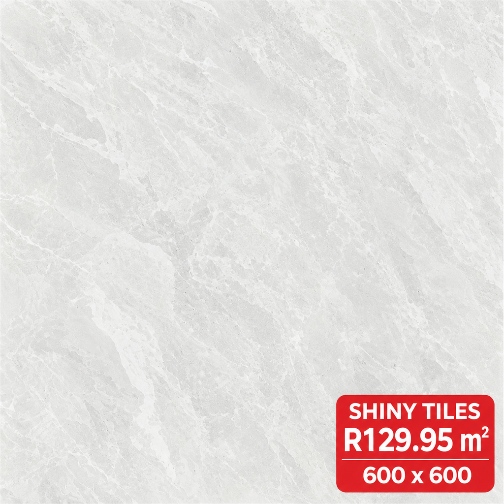 600x600 Porcelain Floor & Wall Tiles C- GR Shiny R129 m2