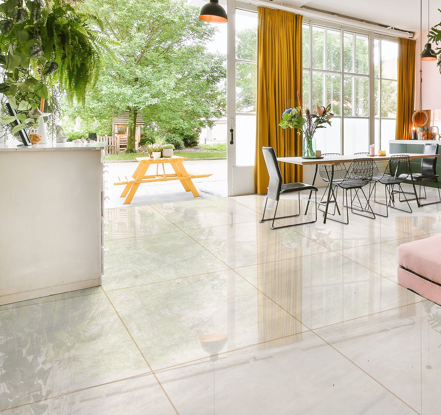 Everly Ivory 600X600 A Shiny 2.160m2/Box (1st Grade)