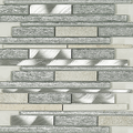Glasier Ice Interlocking Glass/Allu/Stone (Wall) 11/Box 315x295mm