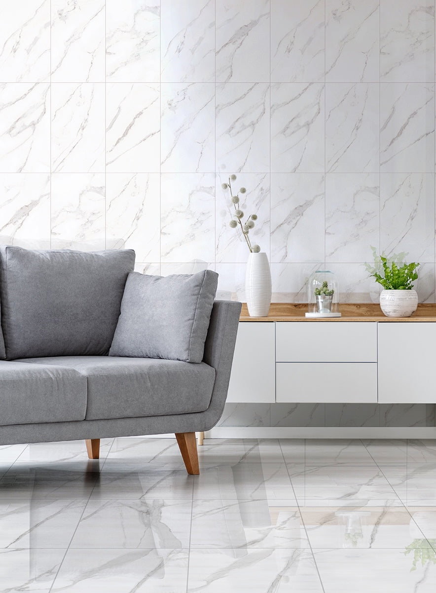 Iceberg White 250X400 A Shiny 1.700m2/Box (3rd Grade)