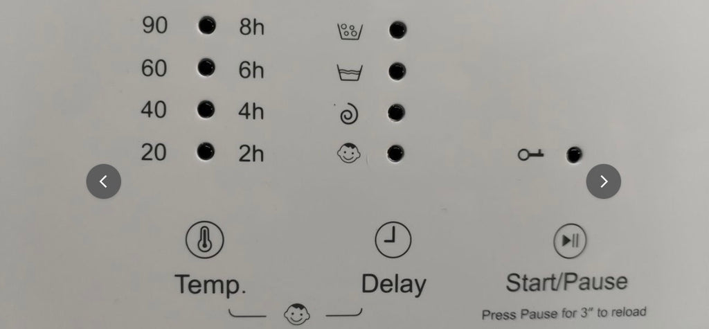 GOLDAIR FRONT LOADER WASHING MACHINE W2069 GFL-600 6 KG DEMO R3999 ONE YEAR WARRANTY