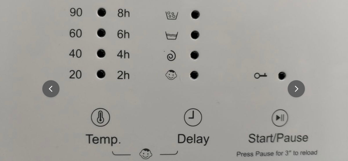 GOLDAIR FRONT LOADER WASHING MACHINE W2069 GFL-600 6 KG DEMO R3999 ONE YEAR WARRANTY