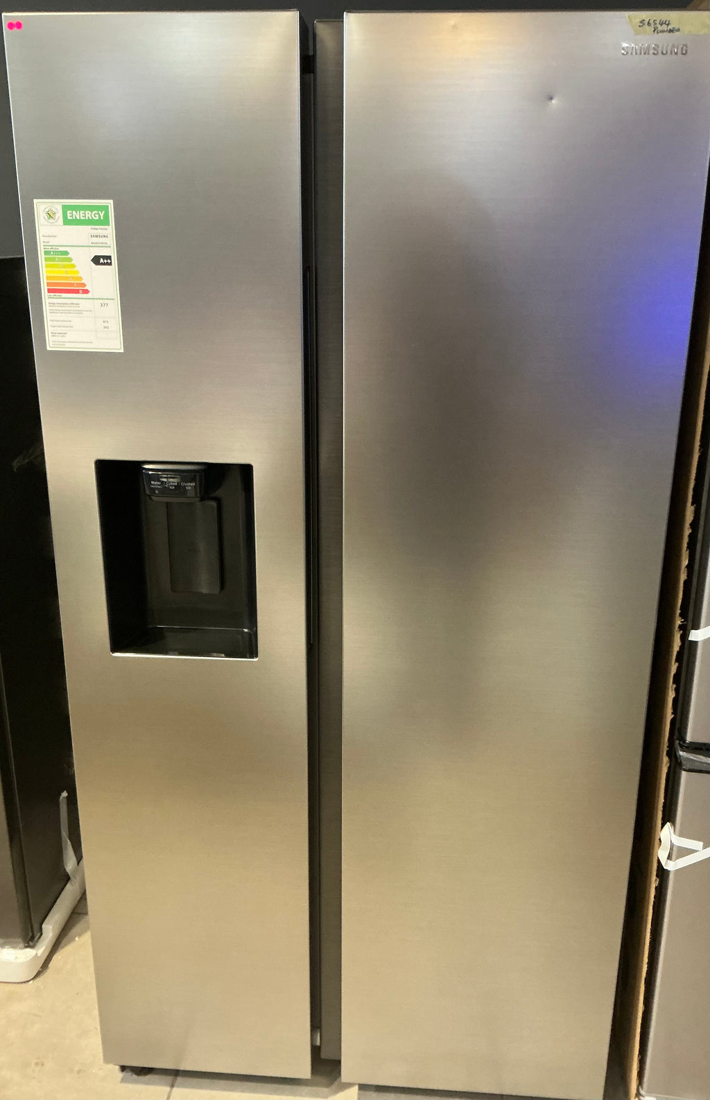 SAMSUNG S6544 RSG5DS4 617 LITRE DOUBLE DOOR FRIDGE ICE/ WATER PLUMB DEMO R22000 ONE YEAR WARRANTY
