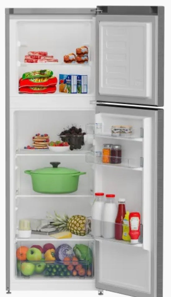 DEFY TOP MOUNT FREEZER DAD239 SATIN METALIC 157 LITRES R4299