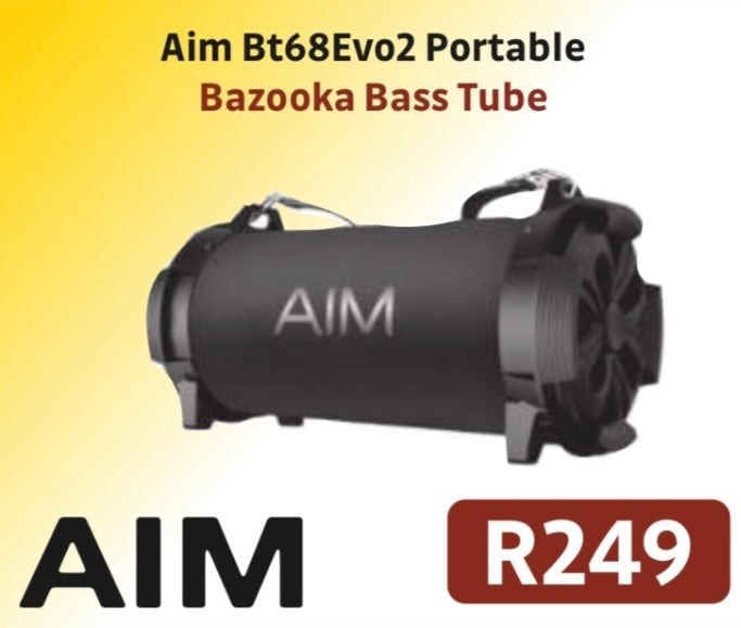AIM BT68EV02 PORTABLE BAZOOKA BASS TUBE  R249