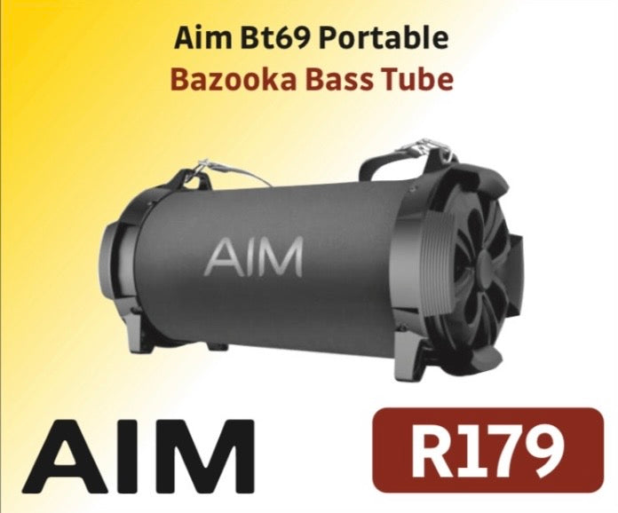 AIM BT69 PORTABLE BAZOOKA BASS TUBE R179