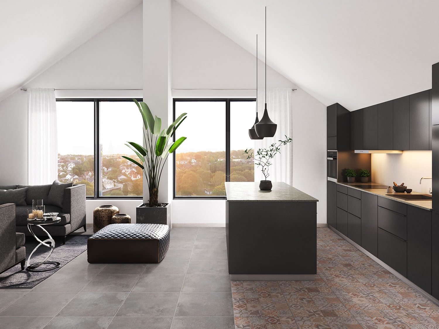 Manhattan Charcoal 500X500 A Matt 2.000m2/Box (1st Grade)