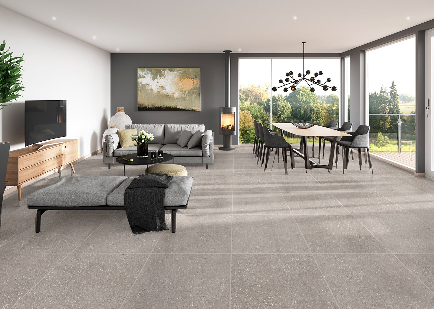 Kingston Grey R 600X600 A Matt 2.160m2/Box (3rd Grade)