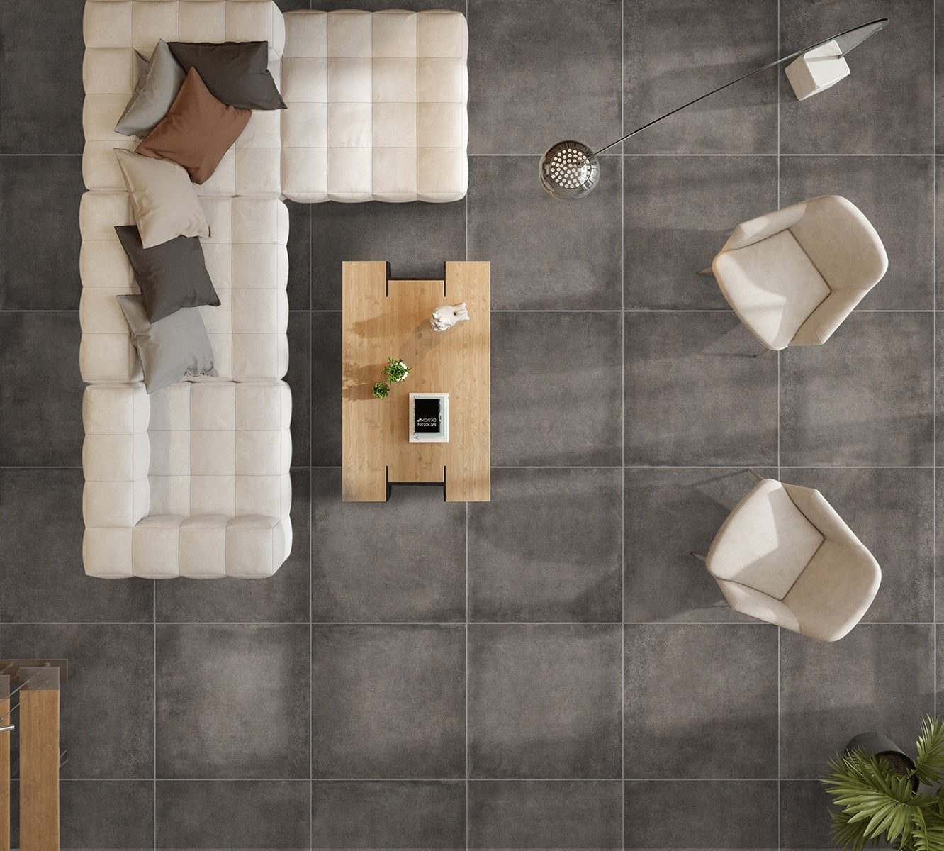 Oxford Charcoal R 600X600 A Matt 2.160m2/Box (1st Grade)