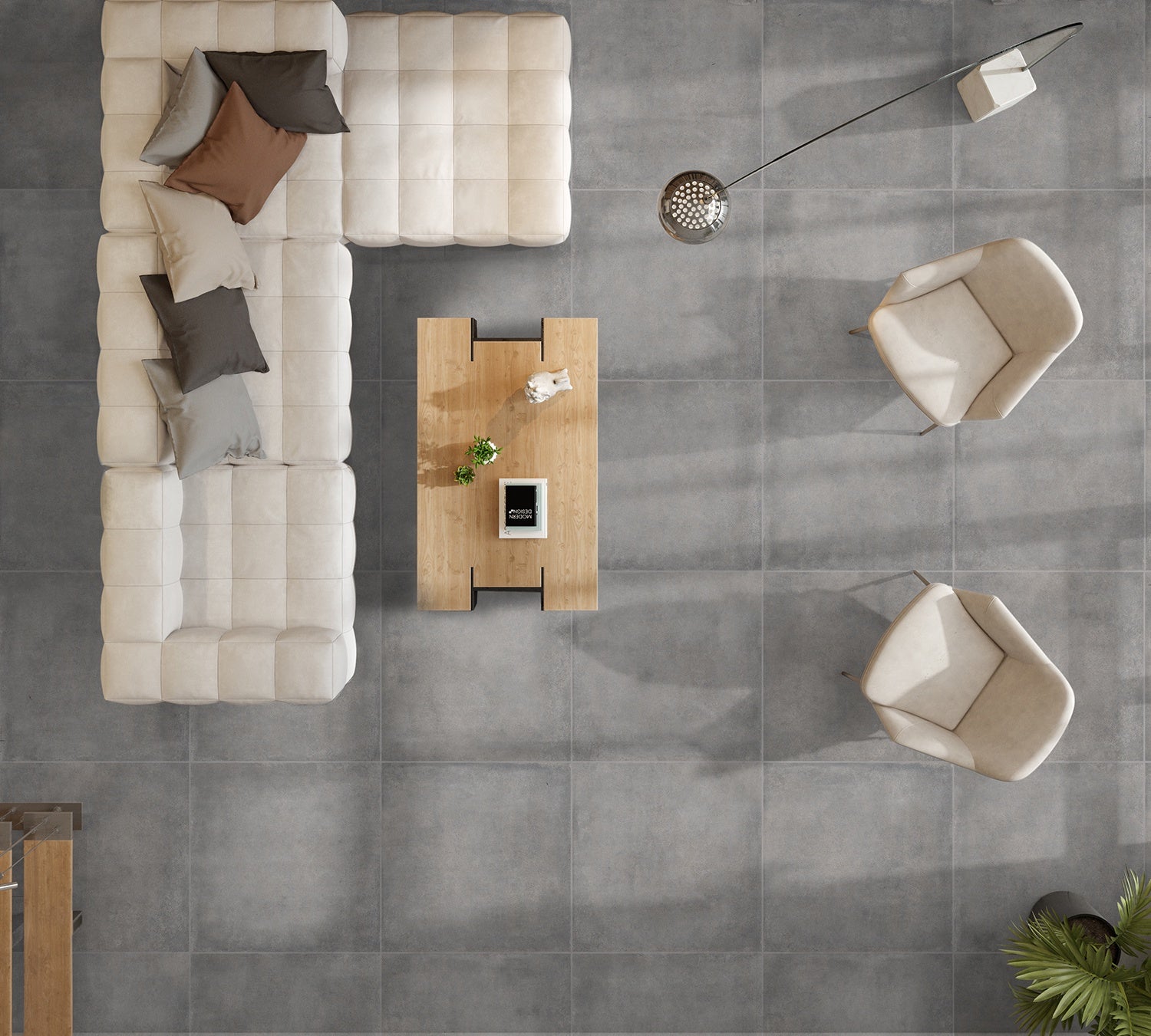 Oxford Cement R 600X600 A Matt 2.160m2/Box (2nd Grade)