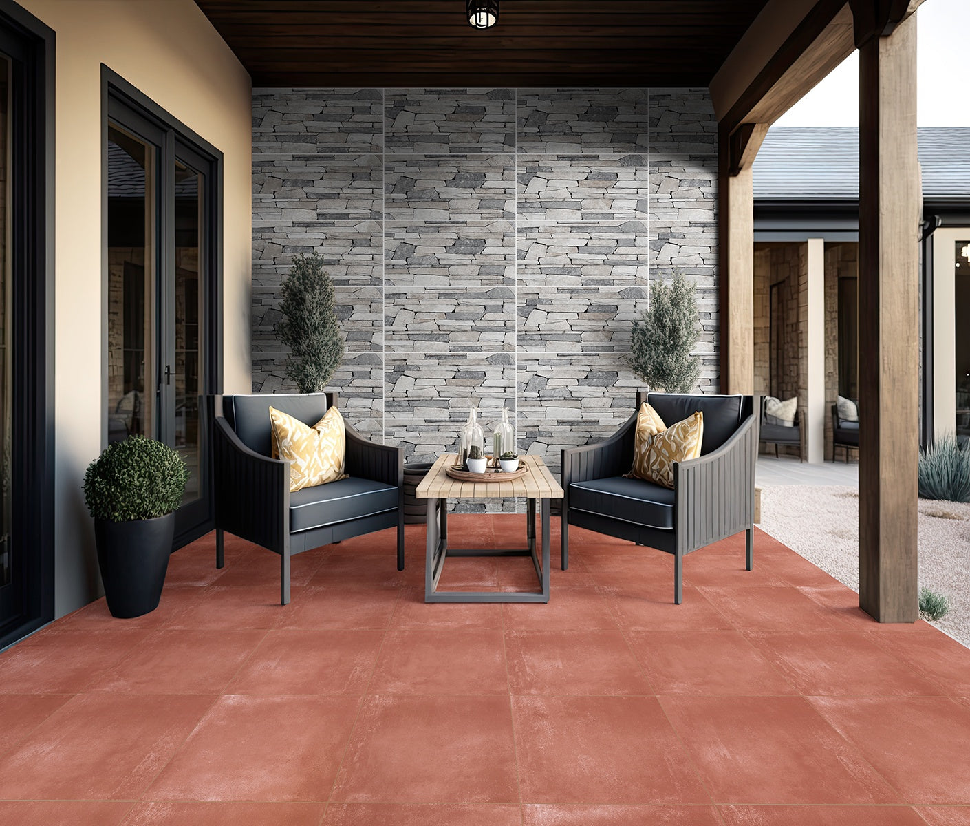 Stoep Terracotta 420X420 A Matt 1.590m2/Box (1st Grade)