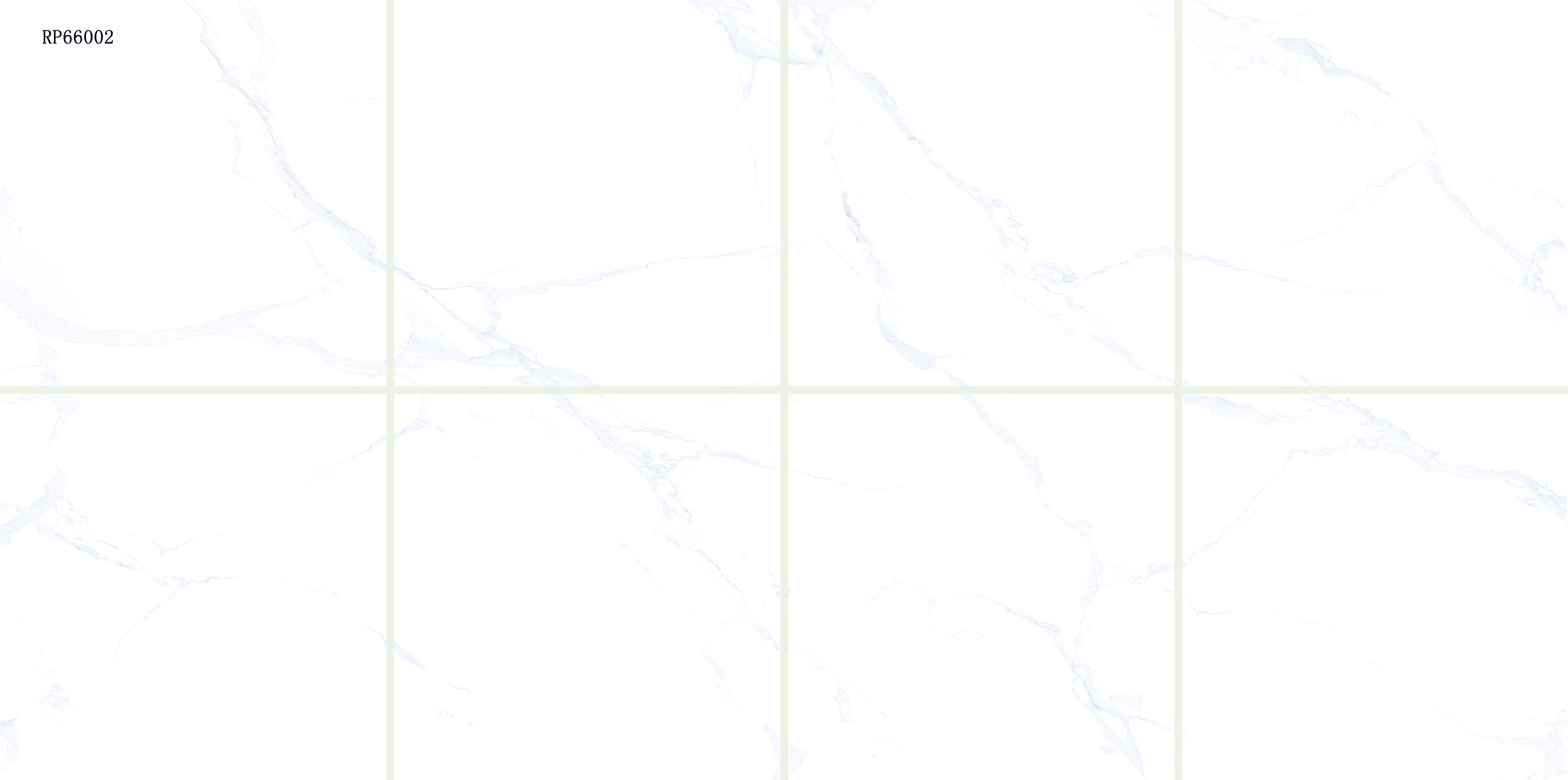Polished Polaris White 600*600mm stoneware porcelian floor tile, Polish 1.44 m2/Box - 3rd Grade