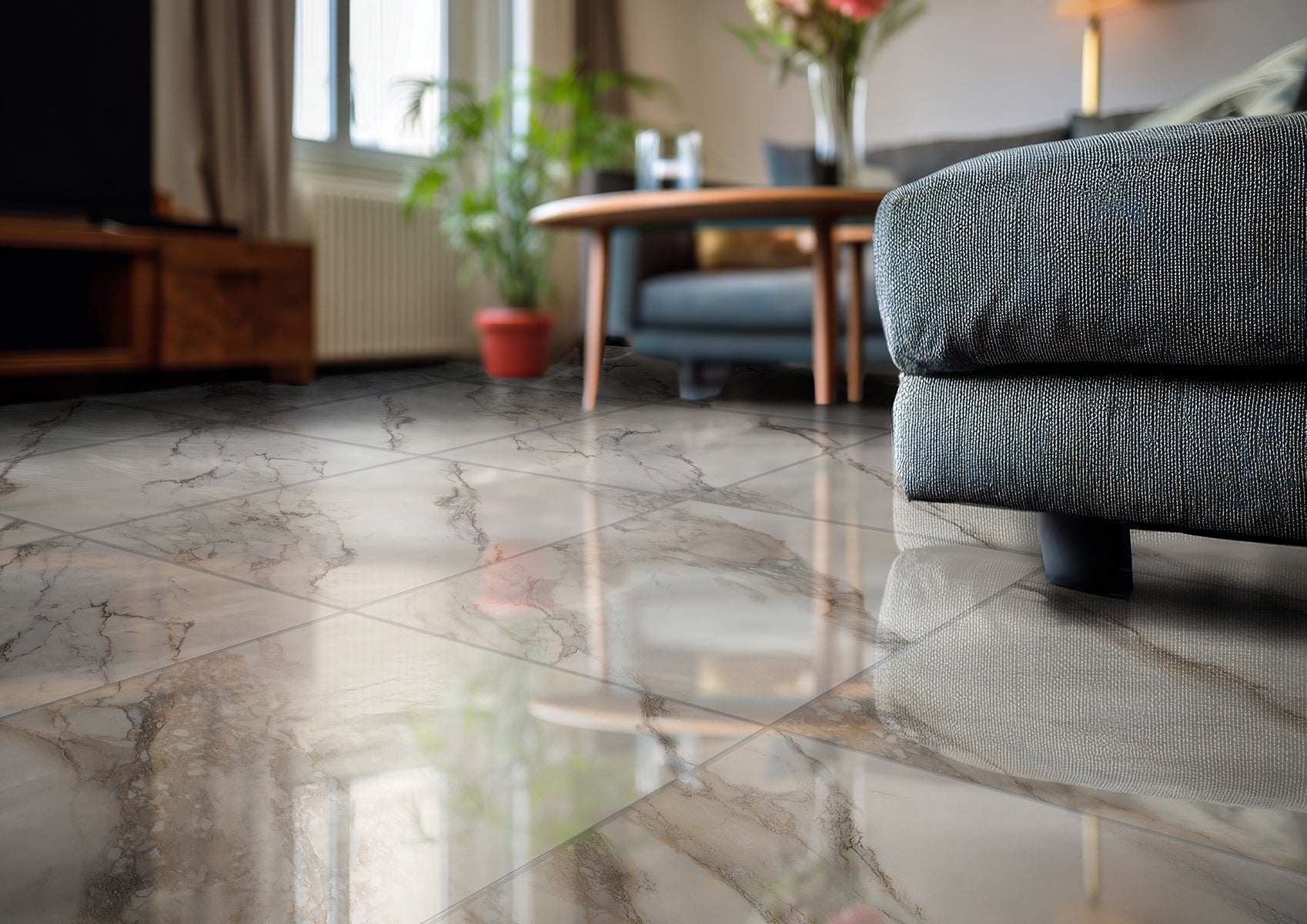 Solace Calacatta  600X600 A Shiny 2.160m2/Box (1st Grade)