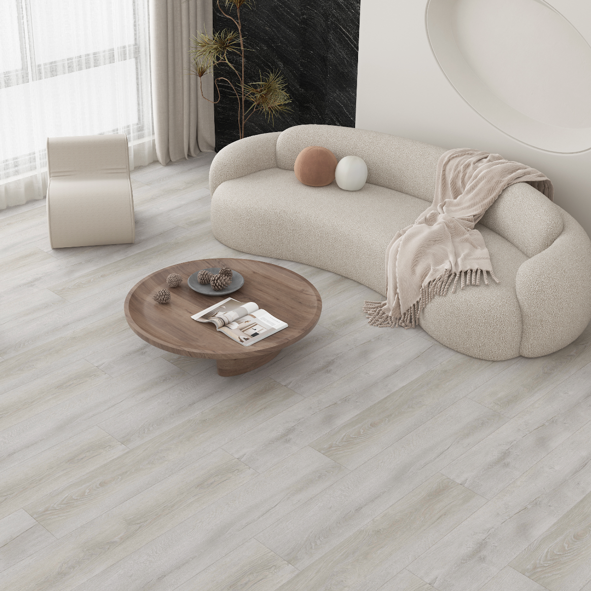 Series 540 Click Vinyl Oak Chalked 32/0,4mm (228,6x1219,2 5,5mm) 2.23m2/Box