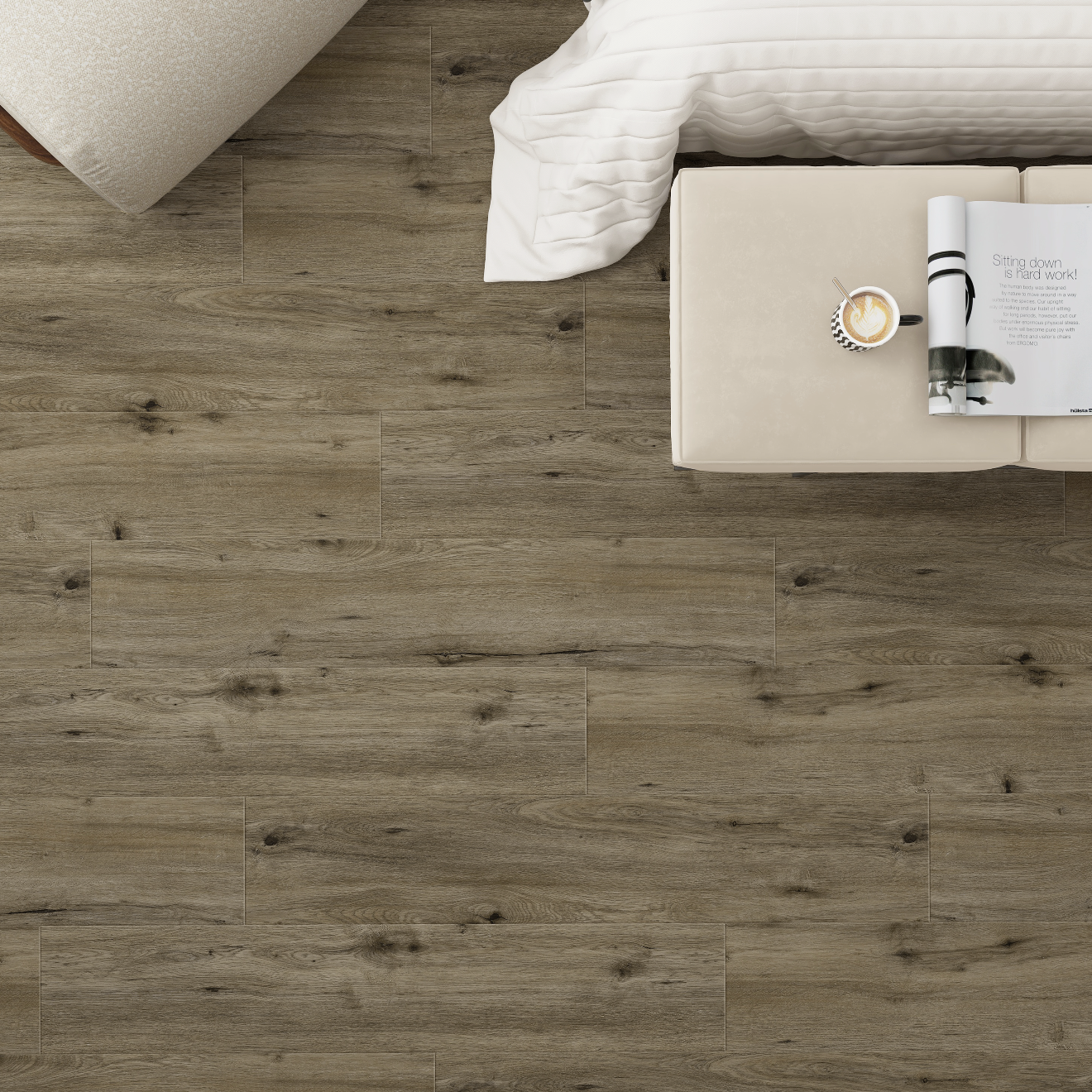 Series 540 Click Vinyl Oak Rustic 32/0,4mm (228,6x1219,2 5,5mm) 2.23m2/Box