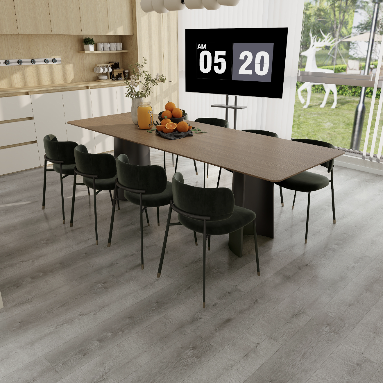Series 540 Click Vinyl Steel Grey 32/0,4mm (228,6x1219,2 5,5mm) 2.23m2/Box