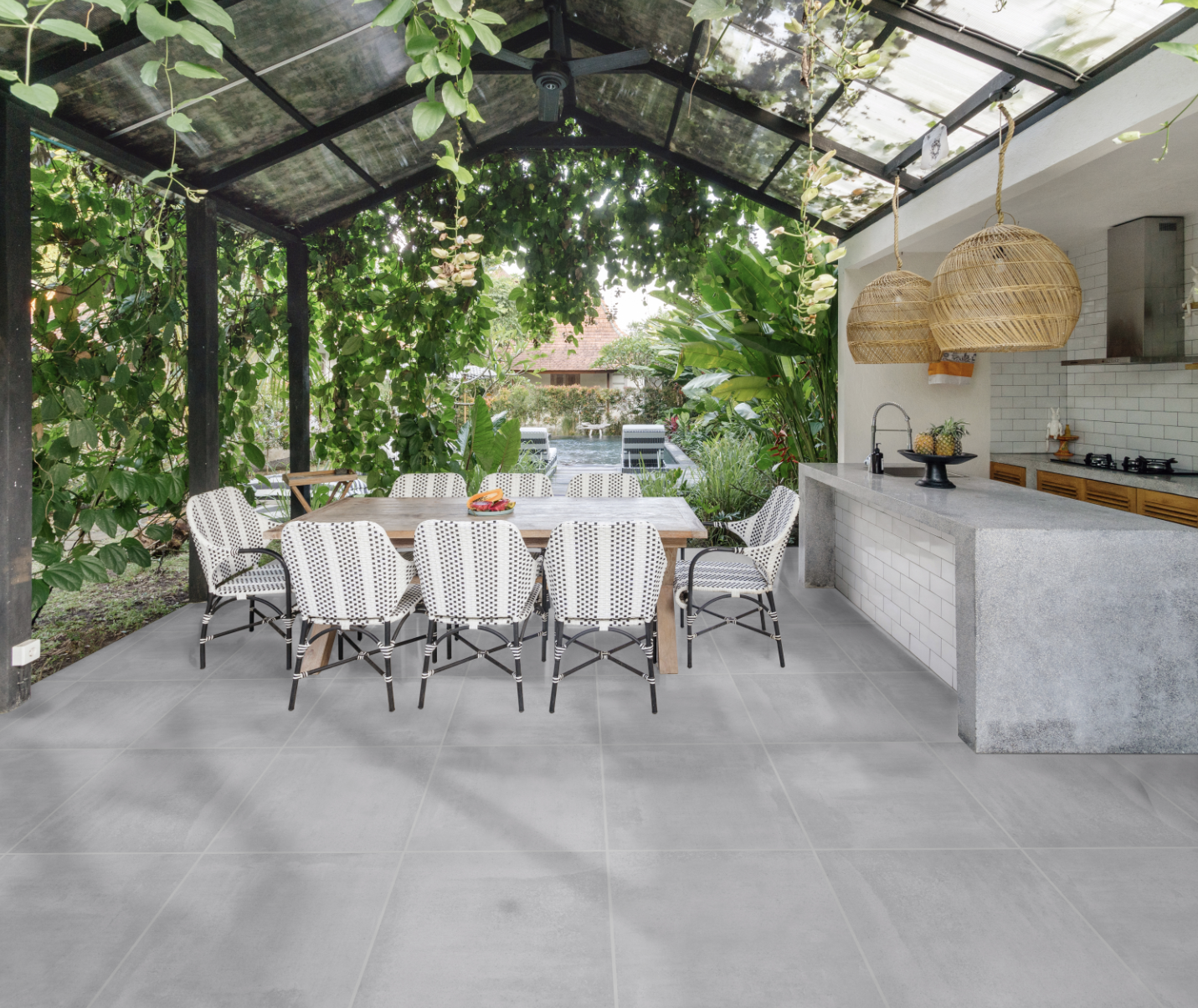 Concrete Grey R Sr 600X600 A Slip Resistant 2.160m2/Box (2nd Grade)