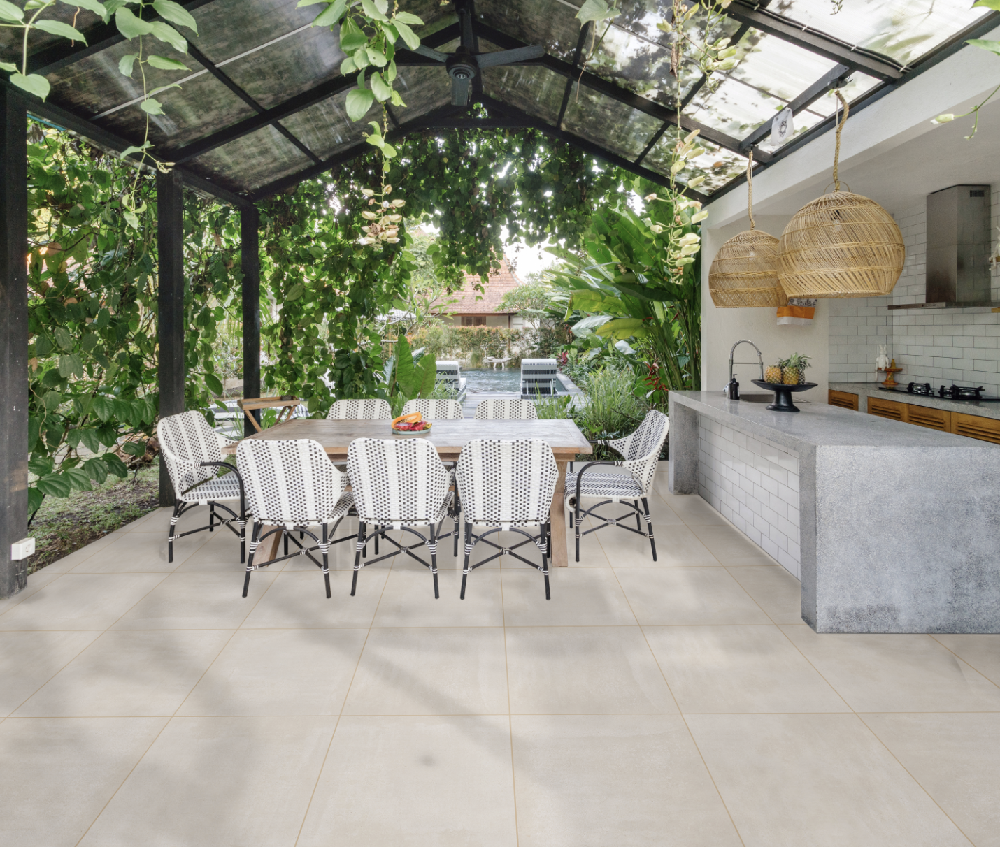 Concrete White R Sr 600X600 A Slip Resistant 2.160m2/Box (1st Grade)