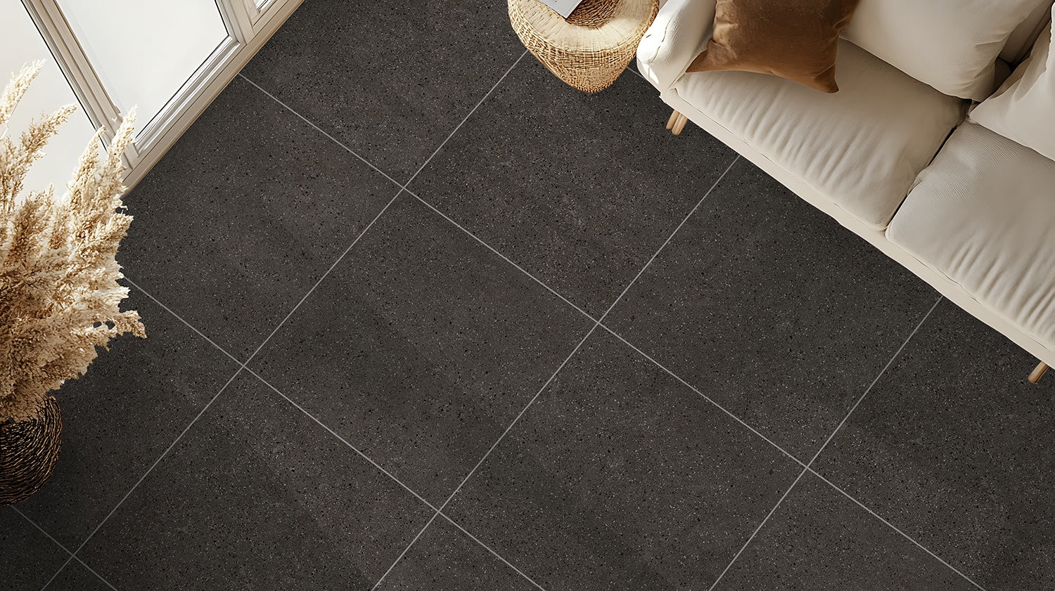 Torino Charcoal R 600X600 A Matt 1.800m2/Box (3rd Grade)