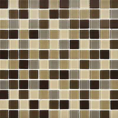 Almond Mixed Gloss Mosaic (Floor & wall) 22/Box 300x300mm