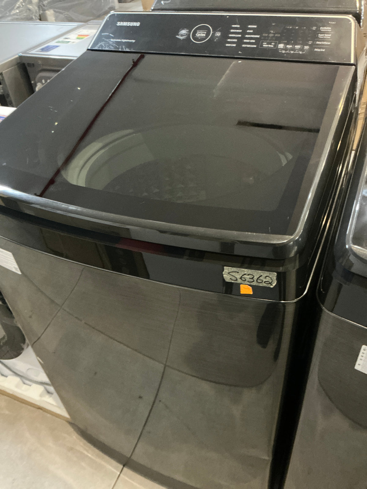 SAMSUNG TOP LOADER WASHING MACHINE S6362 WAI5CG5745BVFA 15 KG DEMO R6999 ONE YEAR WARRANTY