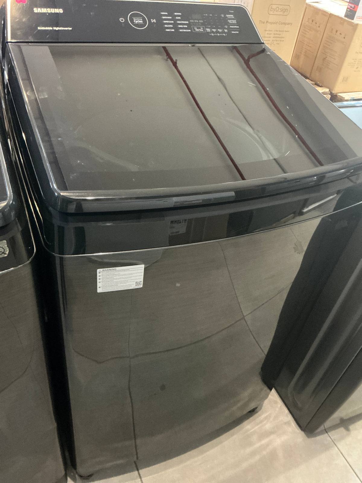 SAMSUNG TOP LOADER WASHING MACHINE WAI9CG6745BVFA 19 KG DEMO R7500