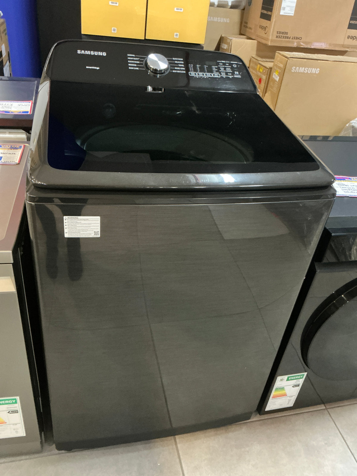 SAMSUNG TOP LOADER S6580 WA27B8375G 27 KG DEMO R12,500 ONE YEAR WARRANTY