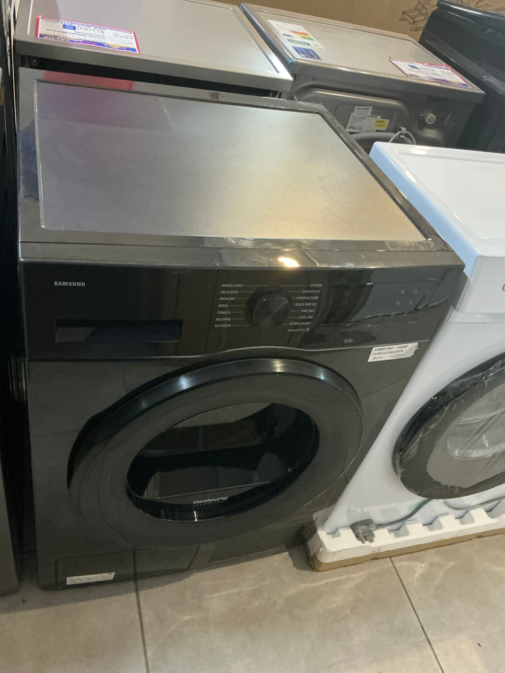 SAMSUNG TUMBLE DRYER S6490 DV90CGL2AOABFA 9KG DEMO R9999 ONE YEAR WARRANTY